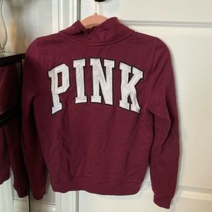 Pink sweatshirts